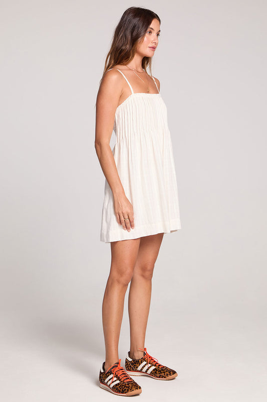 Augustina Mini Dress - Salt