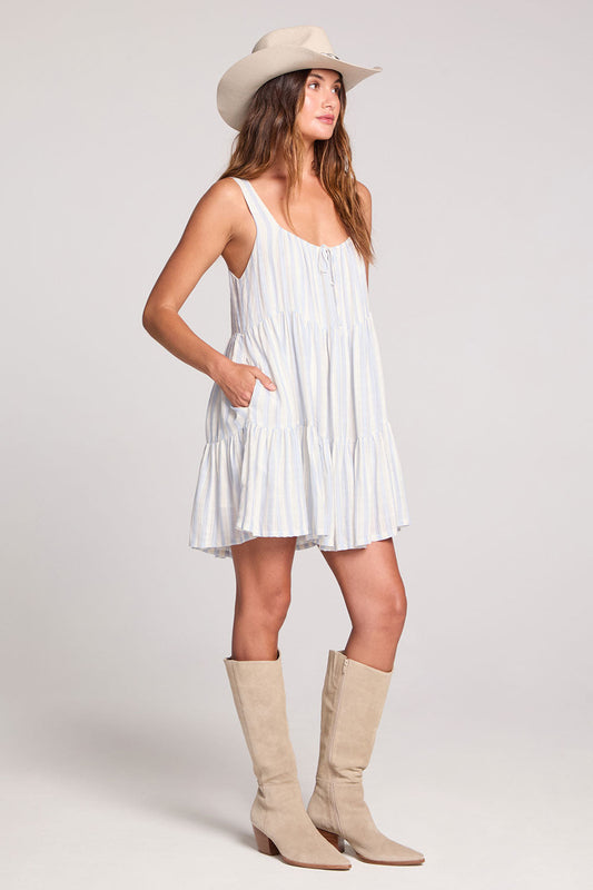 Laurent Mini Dress - Cloud Blue