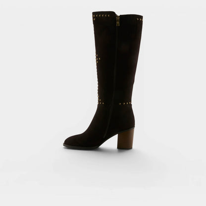 Studette Chocolate Suede Boots