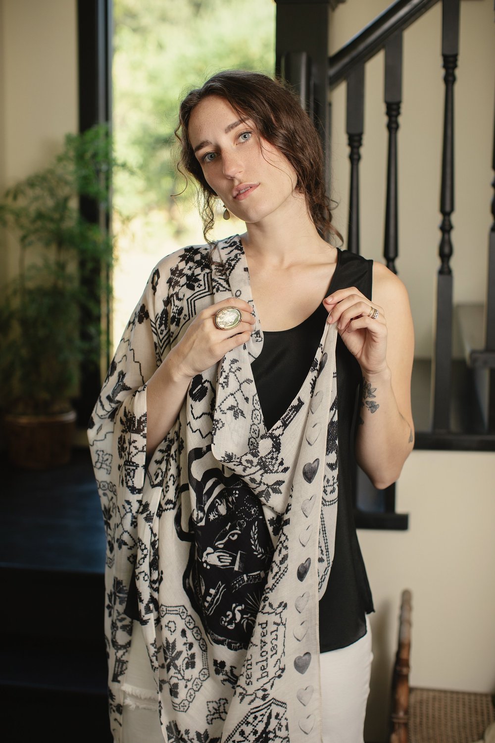 Token of Love Printed Scarf