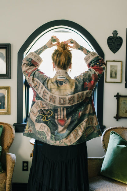 Friendship Love and Truth - Cottage Cardigan