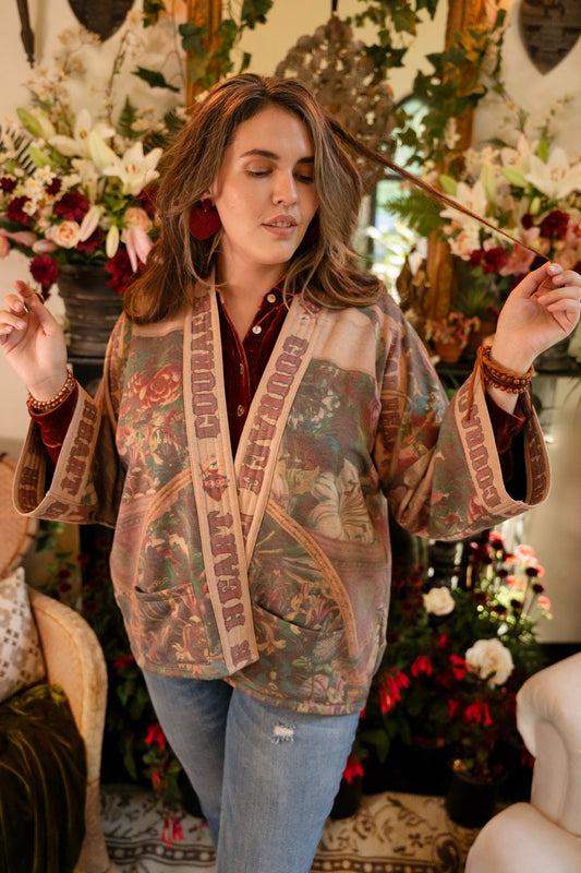 Courage Dear Heart Cottage Cardigan