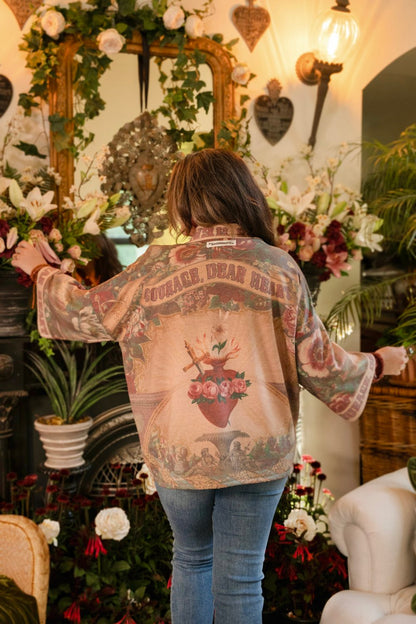 Courage Dear Heart Cottage Cardigan