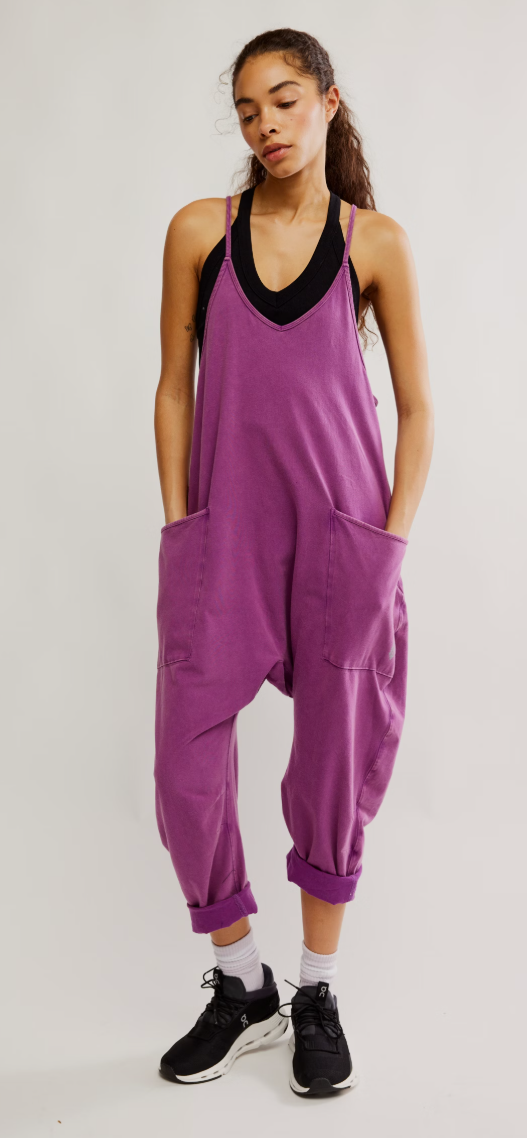 Hot Shot Onesie - Deep Mulberry