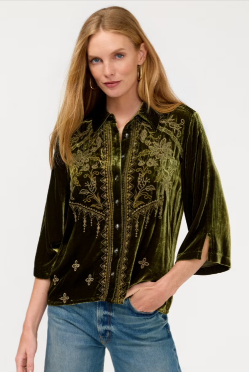 Kimono Sleeve Button Down - Laike