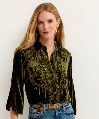 Kimono Sleeve Button Down - Laike