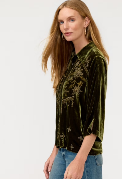Kimono Sleeve Button Down - Laike
