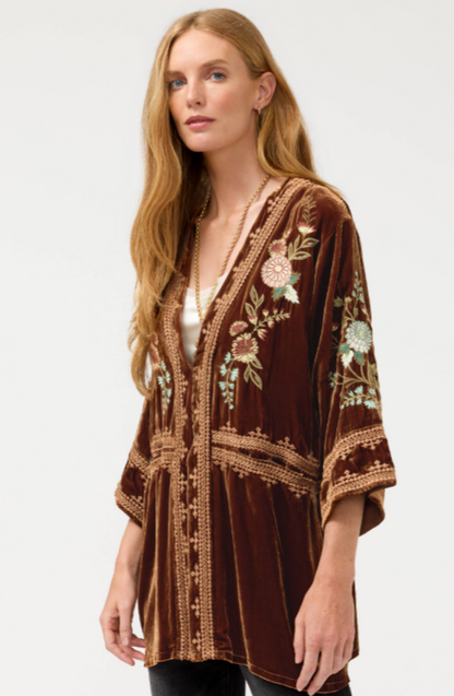 Wide Hem Kimono - Zinari