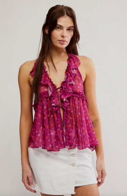 Fearless Knit Tank - Dragonfruit Combo