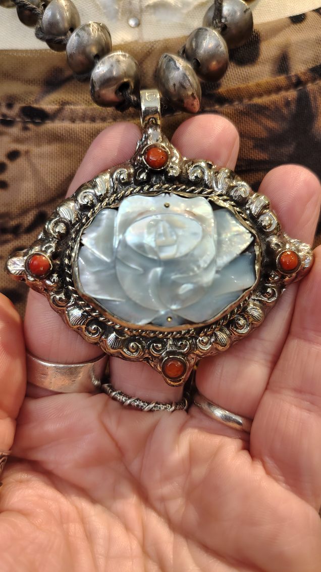 Lotus Pearl Necklace