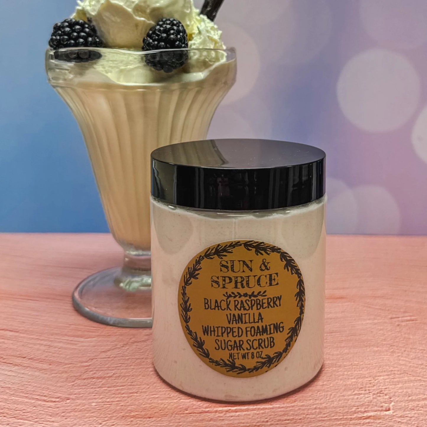 Black Raspberry Vanilla Whipped Foaming Sugar Scrub
