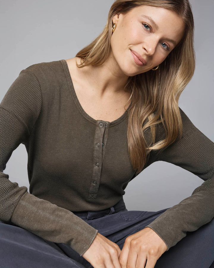 Forever Henley - Cedar Brown