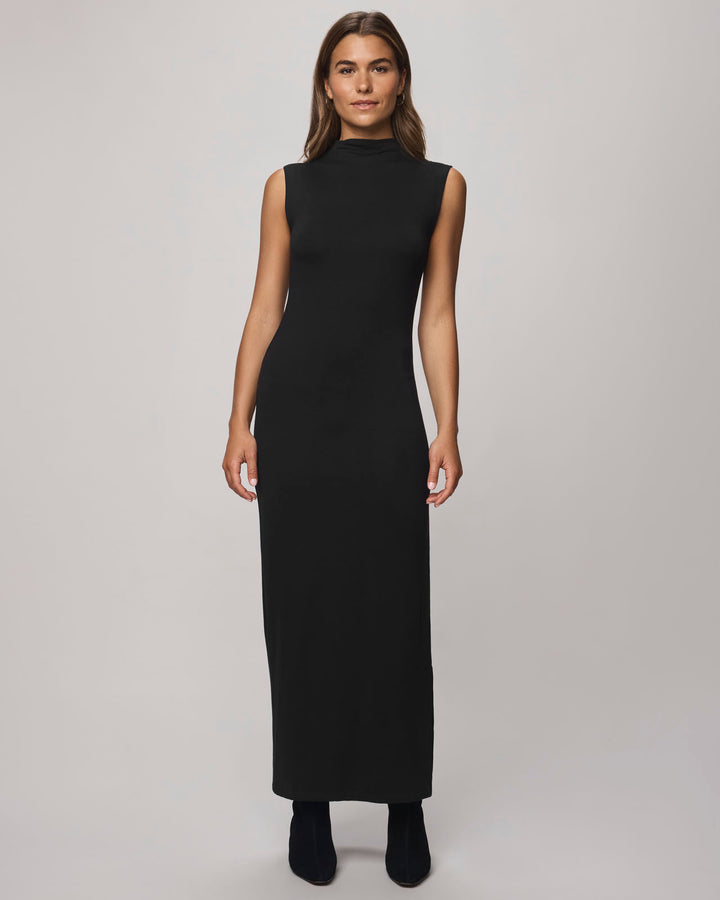 Supersoft Trim Dress - Black