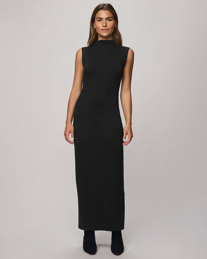 Supersoft Trim Dress - Black