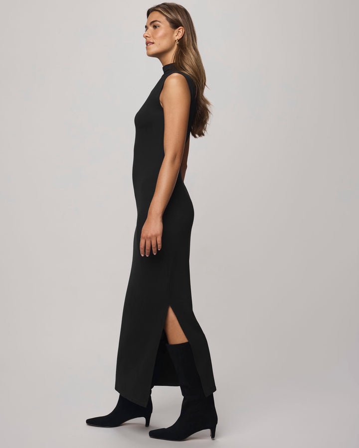 Supersoft Trim Dress - Black