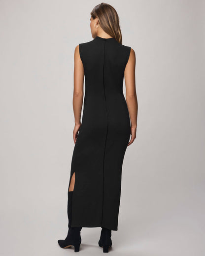 Supersoft Trim Dress - Black