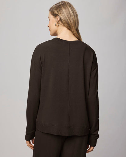 Supersoft Trim Pullover - Soft Chocolate