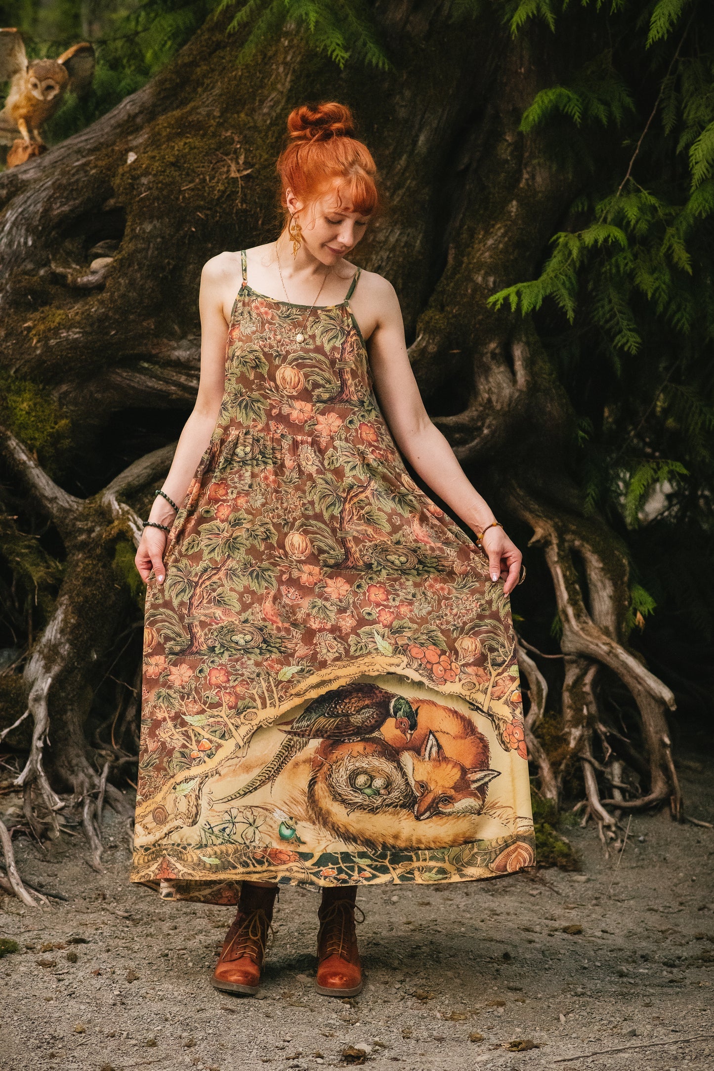 Woodland Wisdom Bohéme Slip Dress