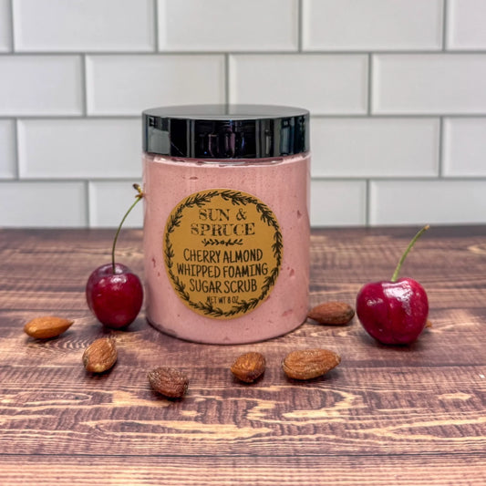 Cherry Almond Whipped Foaming Sugar Scrub