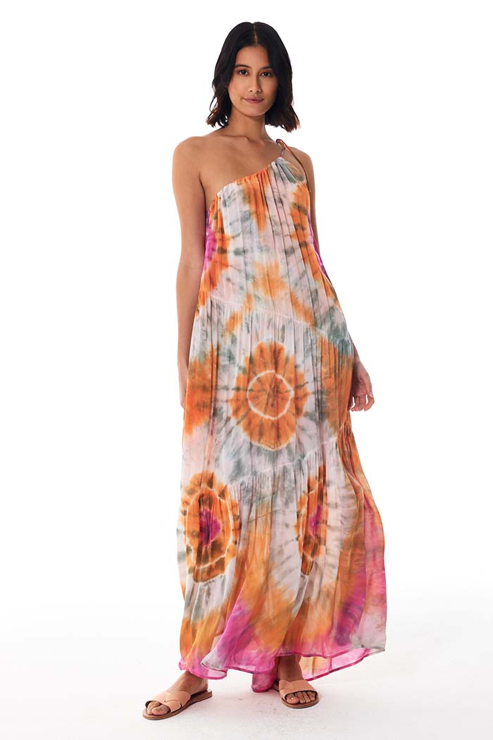 Kiana Dress - Mandarin Venus Wash