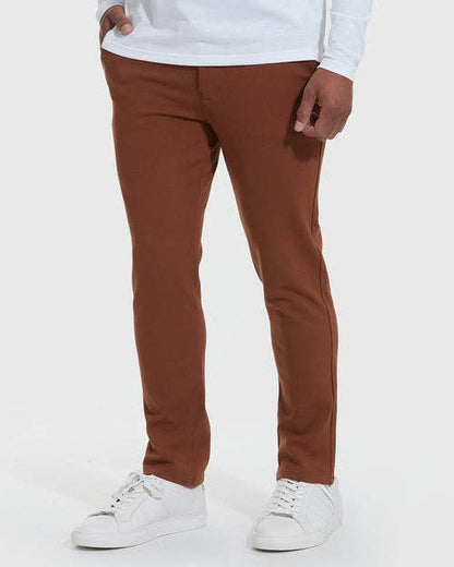 Chino Pants-Suede Brown