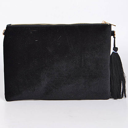 Loving Nature Clutch With Tassel Detail - TUAPE