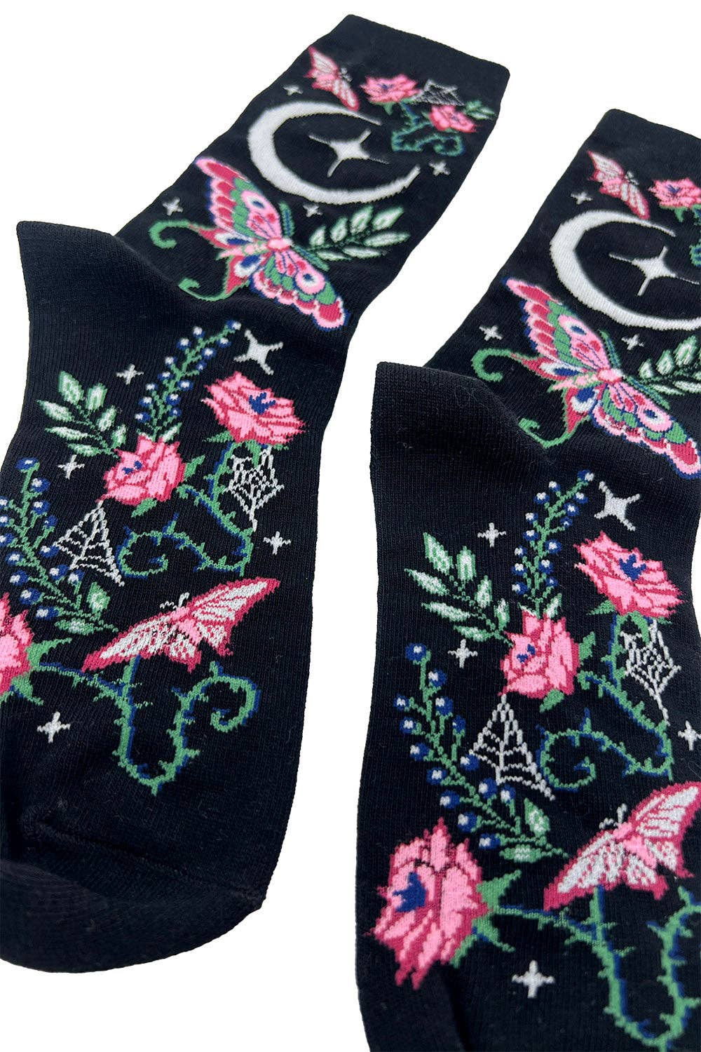 Enchanted Garden Luna Moth Socks