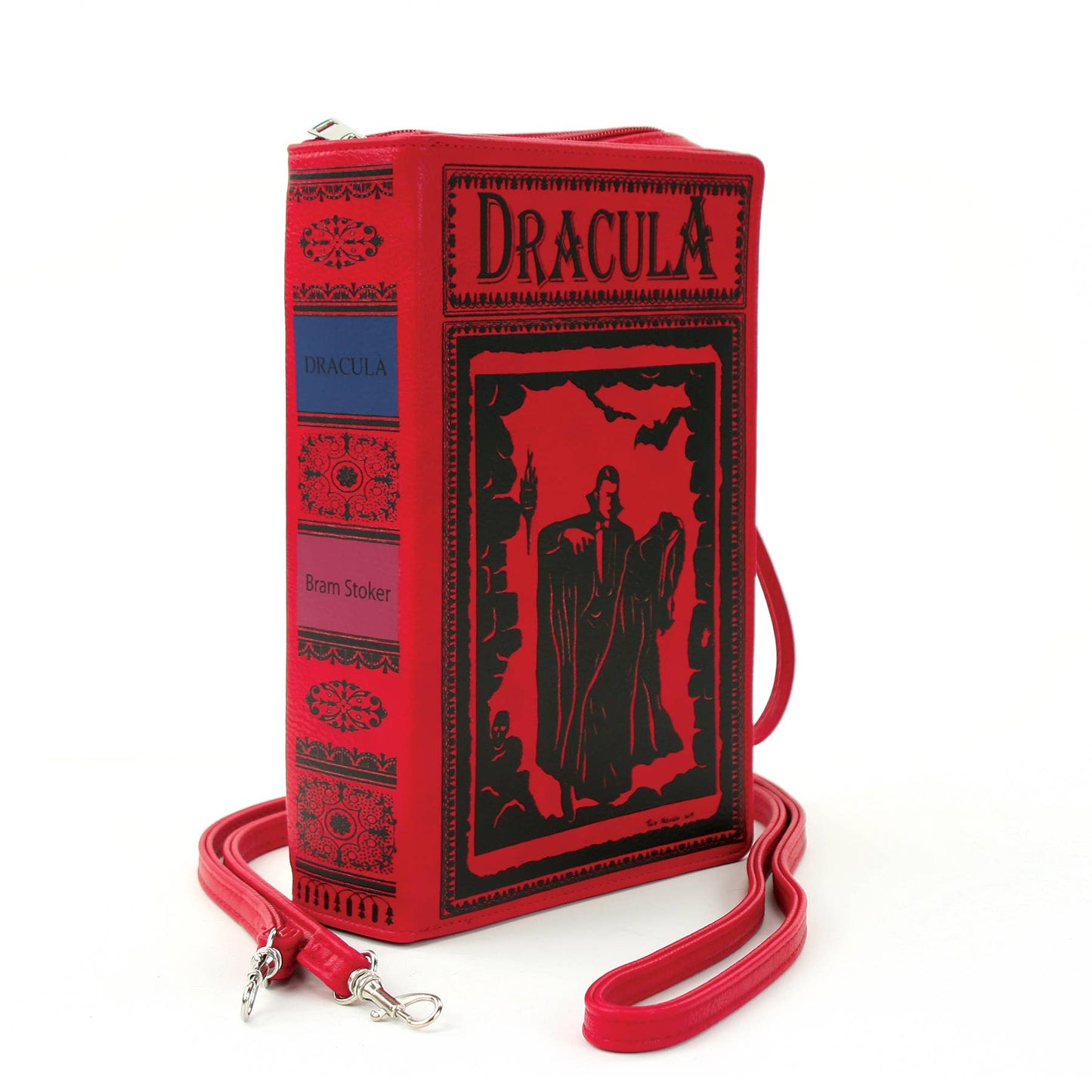 Dracula Book Crossbody Bag - Red