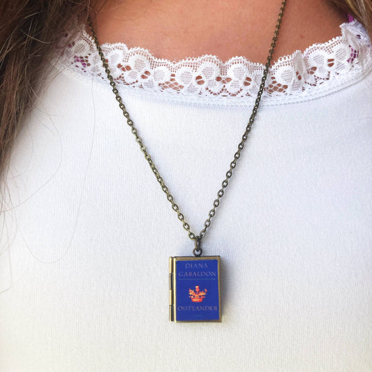 Book Locket Outlander - Bronze