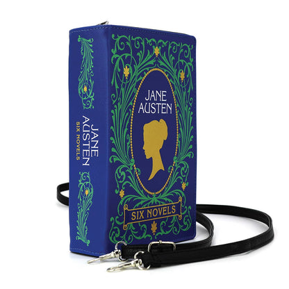 Jane Austen Novels Book Clutch/Crossbody Bag