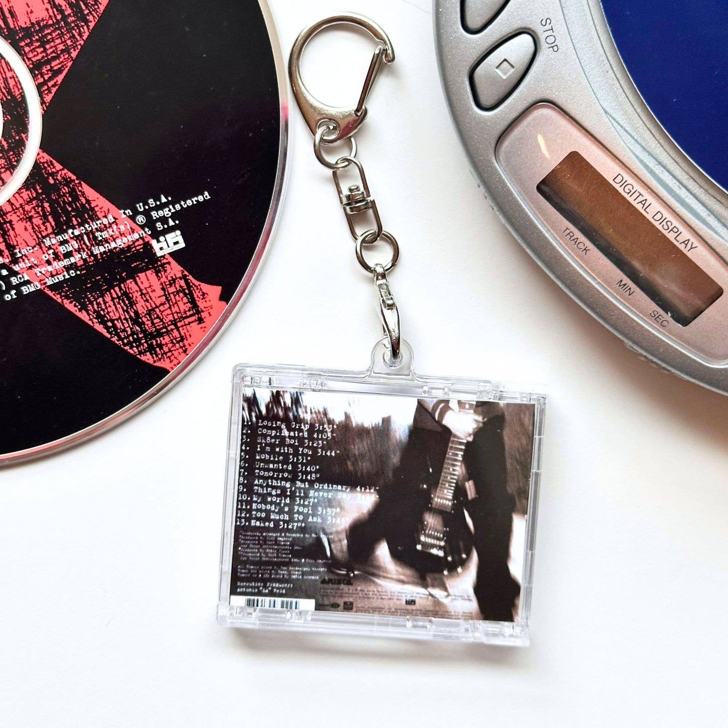 'Hit Clips' Mini CD Case Keychain - Avril Lavigne Let Go - Complicated