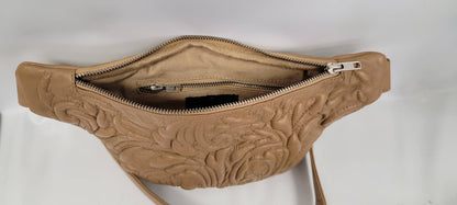 Leather Belt Bag - Camel