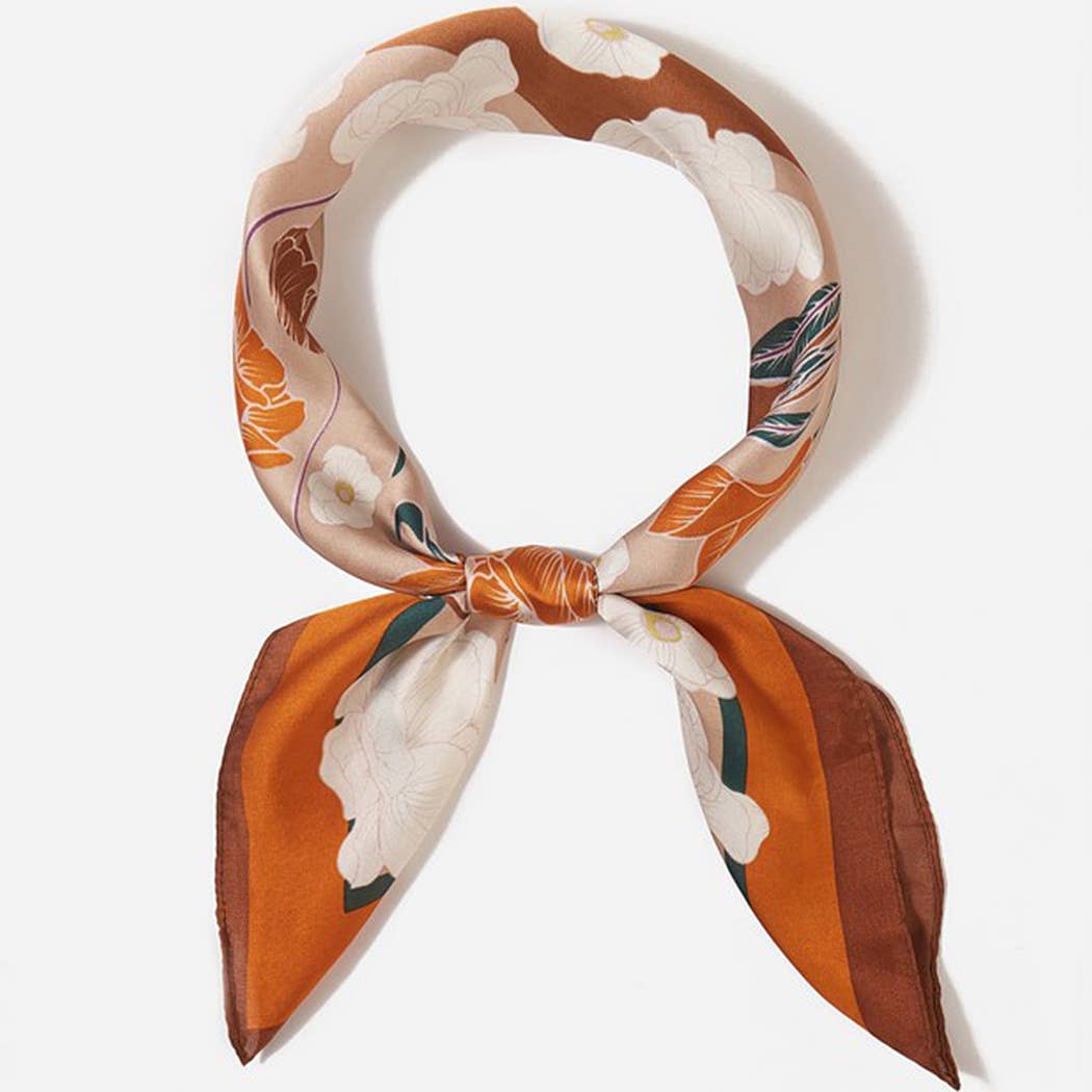 Flower Bandana - Orange