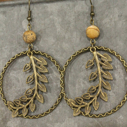 All Branched Out Stone Dangle Earrings