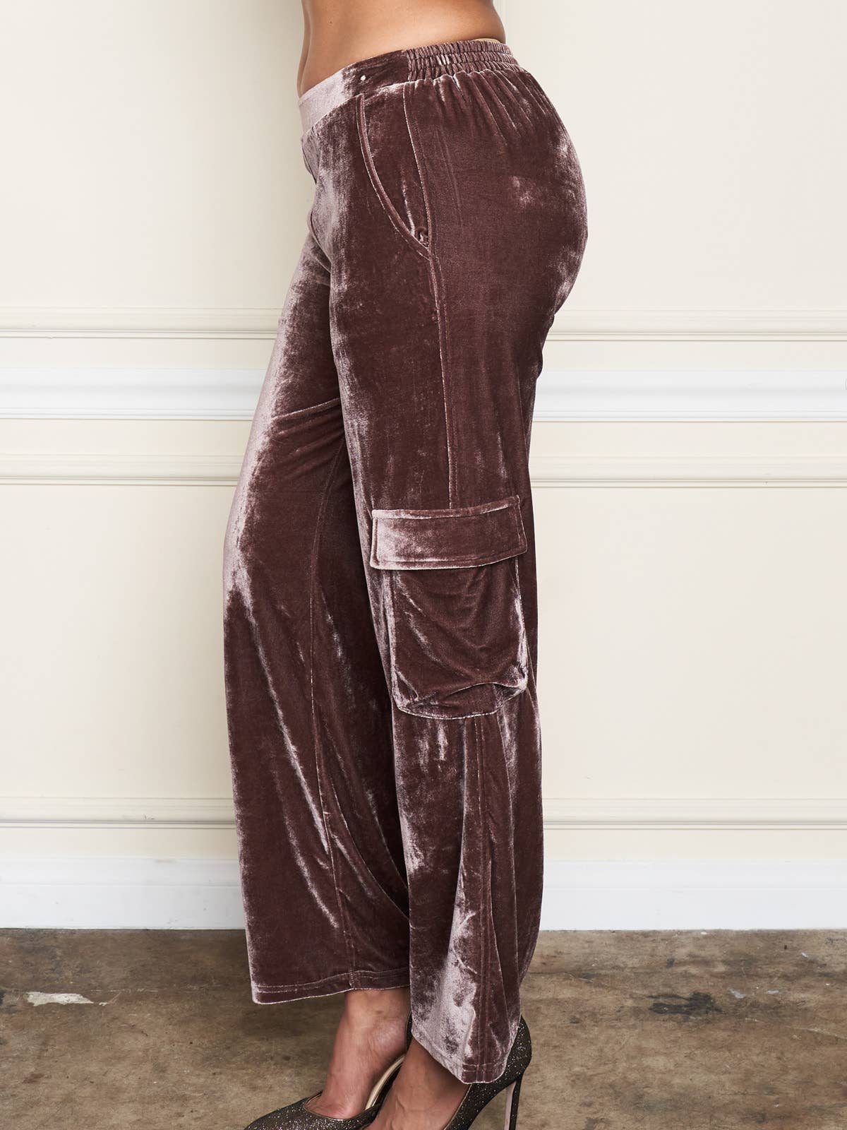 Velvet Cargo Pant - Mocha