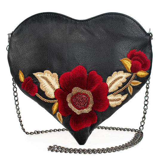 Heartbeat Leather Crossbody