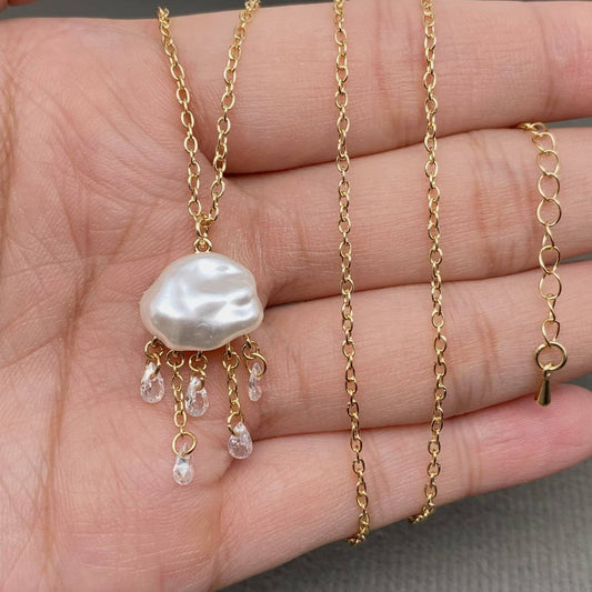 Jellyfish Charm Necklace