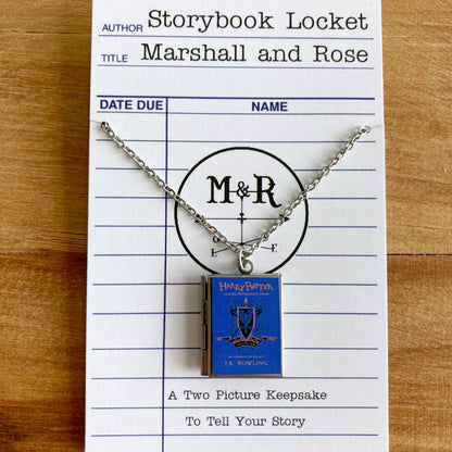 Book Locket Harry Potter - House Ravenclaw - Stainless Steel