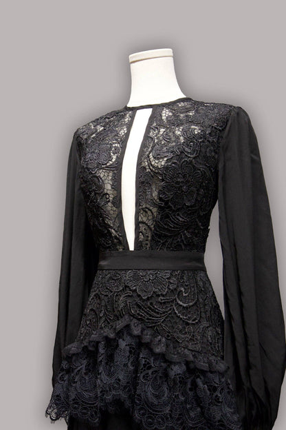 Victorian Style Lace Maxi Dress