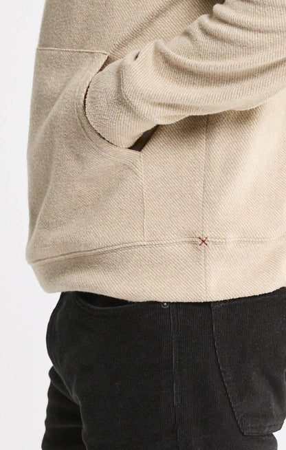 Knit Flannel Hoodie - Ivory