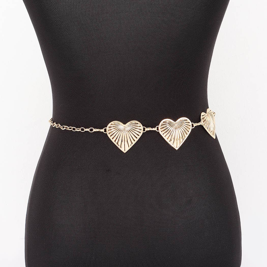 Vintage Heart Chain Belt - GD