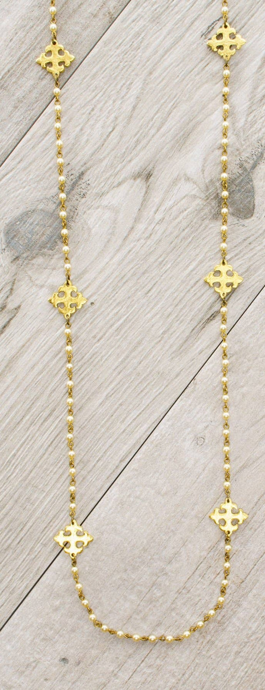 Sequel Necklace - Gold / Pearl