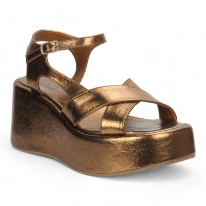 Platform Sandal - Bronze