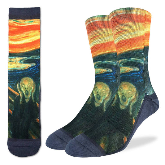 Men's The Scream, Art Socks