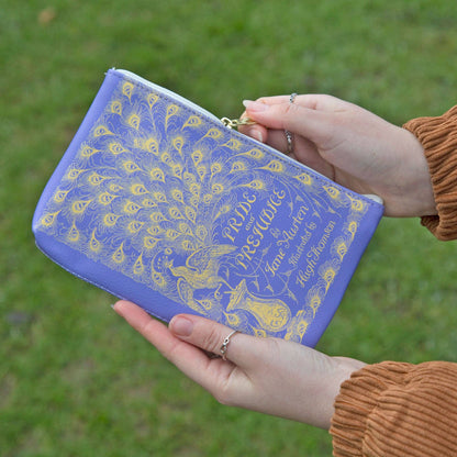 Pride and Prejudice Purple Book Makeup Pouch