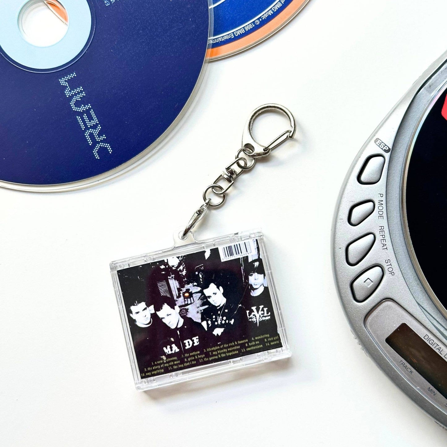 'Hit Clips' Mini CD Case Keychain - Good Charlotte - Lifestyles of the Rich and the Famous