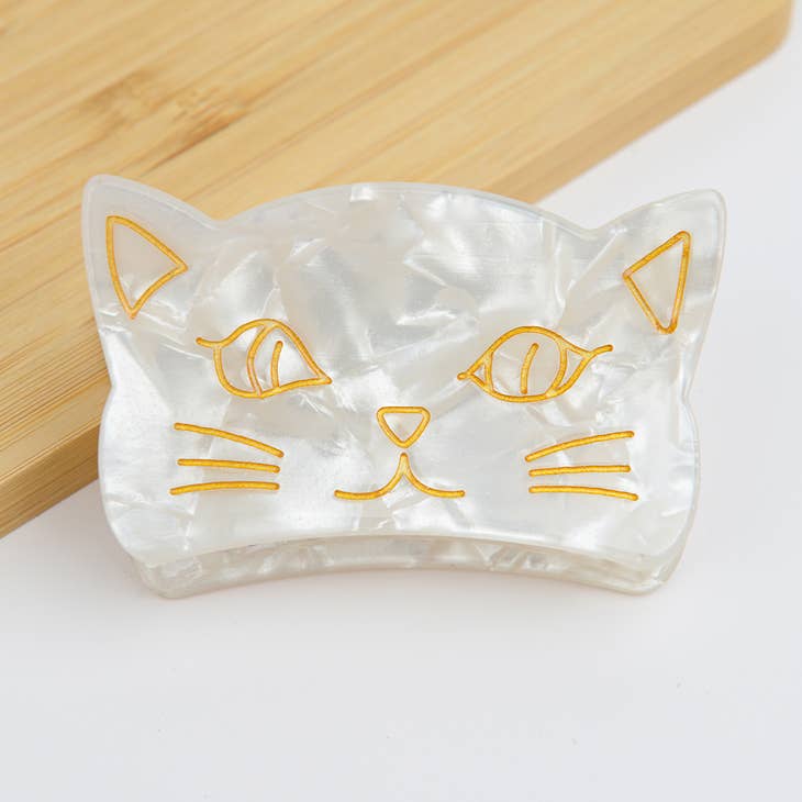Acrylic Cute Cat Claw Clip - La De Da
