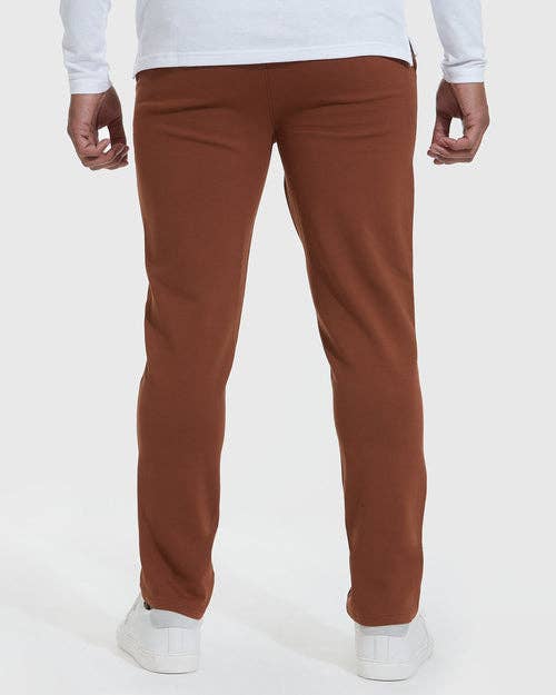 Chino Pants-Suede Brown