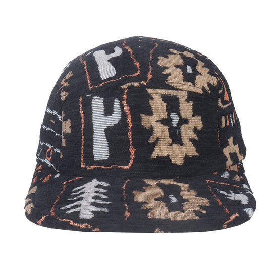 Nature Inspired 5 Panel Hat - Black