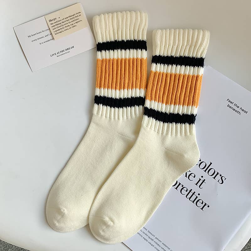 Striped Crew Socks